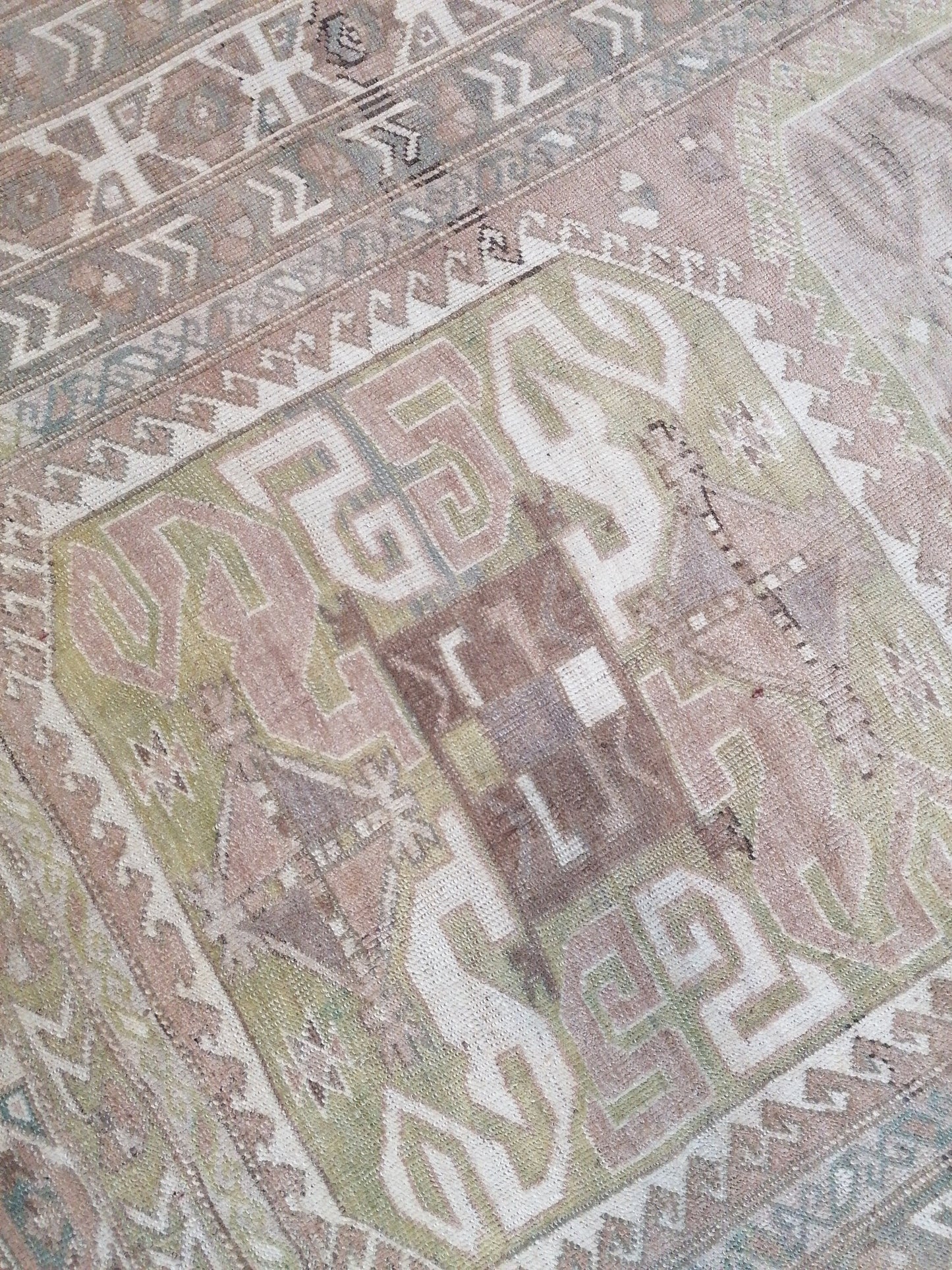 Oushak rug vintage oushak rug unique hand made 8'4x5'