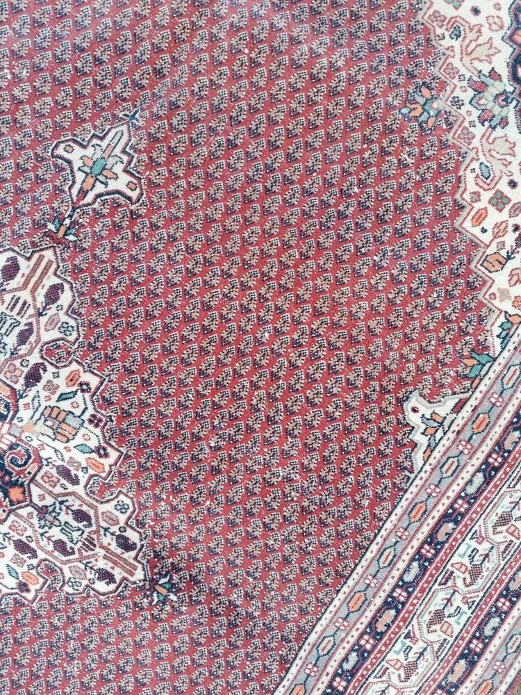 Morracon wool rug 6'3x9'3 vintage wool rug, oushak hand made rug, bohemian rug, living room rug