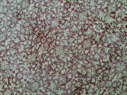 Vintage Turkish Rug 6.6 x 10. 3 Muted Oushak Rug Muted Vintage  Rug Wool Oushak Rug Hand Made Rugs Vintage 7x10 Turkish Rug