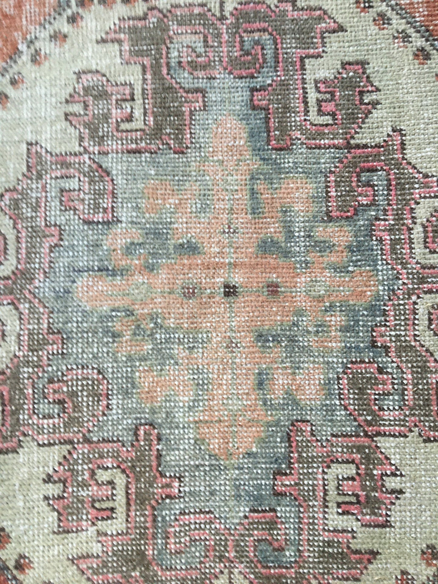 2x7 feet handmade vintage runner rug, overlong turkish floor runner, kitchen floor runner, laundry area runner rug, oushak hallway runners