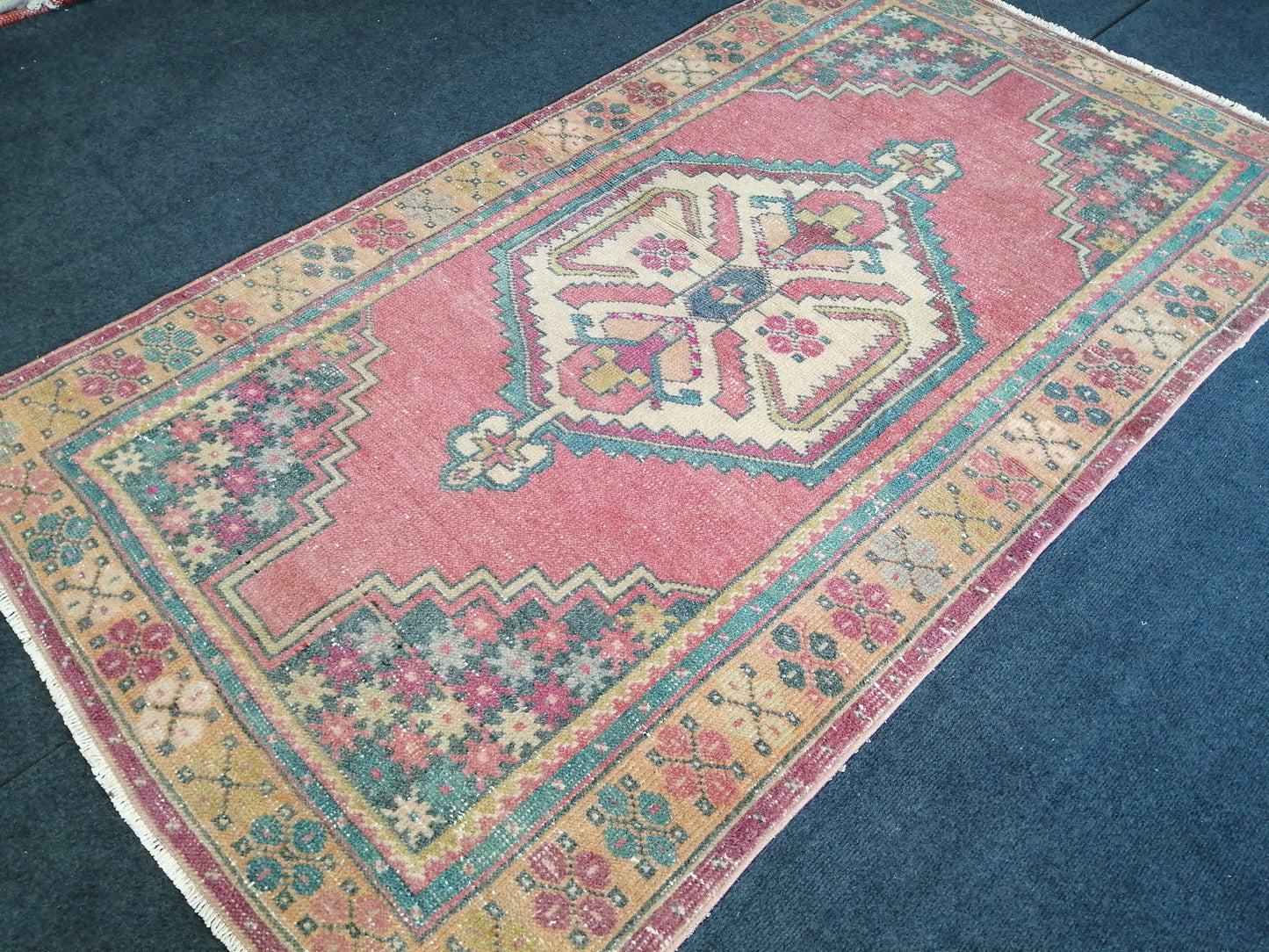 6.2 x 3.5 Rugs, Hand Made Rug, Oushak Rug, Rustic Rug, Boho Rug, Oriental Rug Runner, Turkish Rug, Farmhouse Rug, Vintage Rug, Wool rug