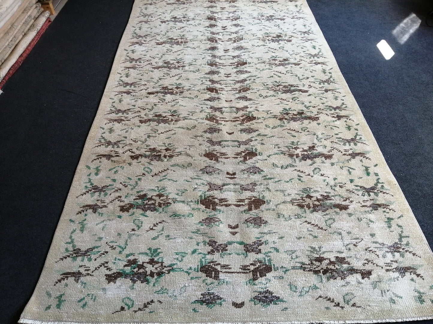 5 x 9.3 Floral Rug, Oushak Rug, Turkish Rug, Hand Made Rug,Oushak antique Rug,Hand woven Rug,Weaving Rug,Ethnic Rug,Kitchen Rug