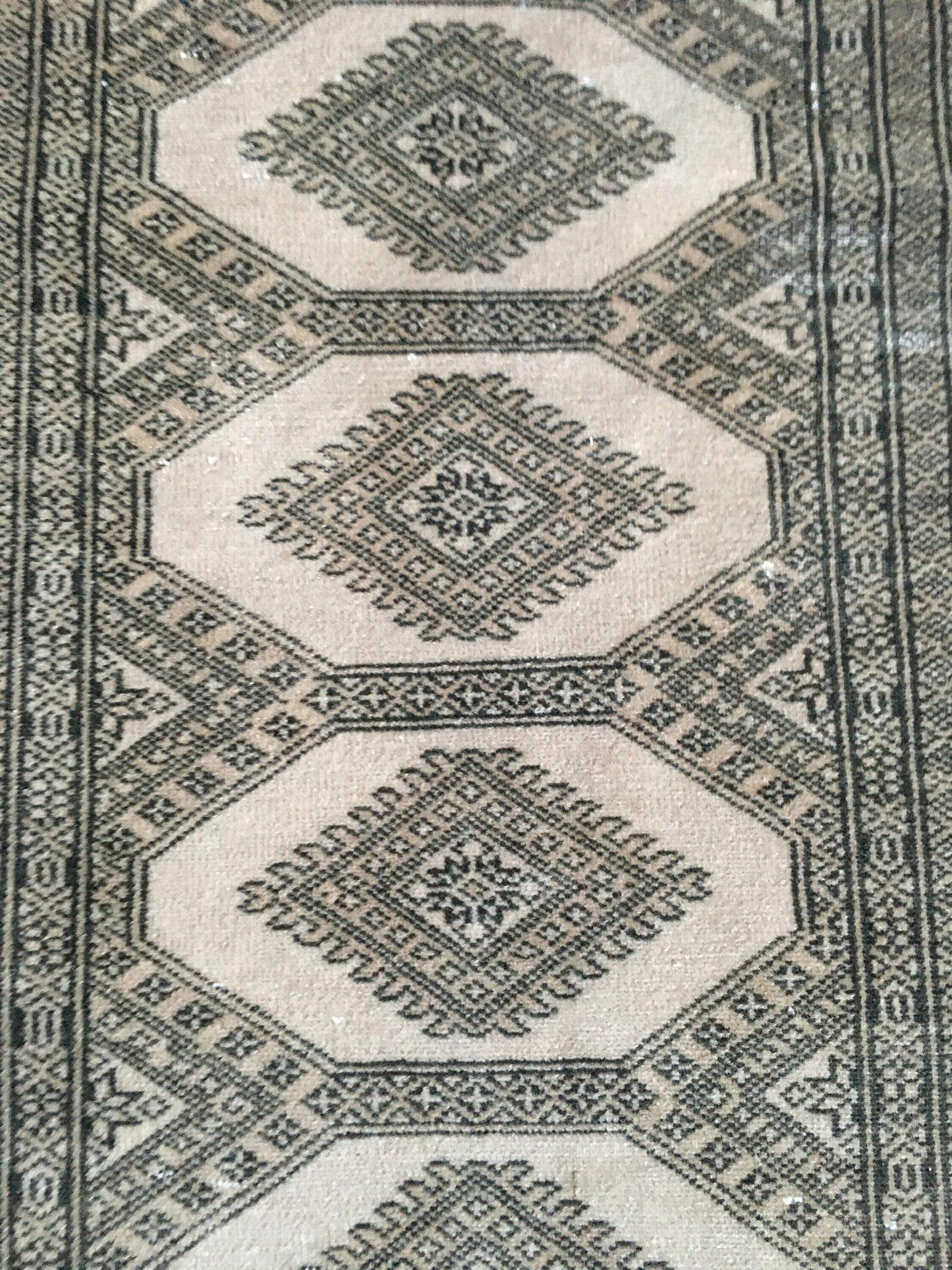 2x4 ft green handmade small rug, vintage turkish rug, oushak rug, living room wool small rug