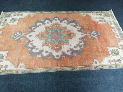 6 X 3.6 Turkish Rug, Oushak Rug, Oushak Rugs, Wool Oushak Rug, Oushak Runner Rugs, 3.6x6 Rug, Vintage Rug, Hand Made Rug