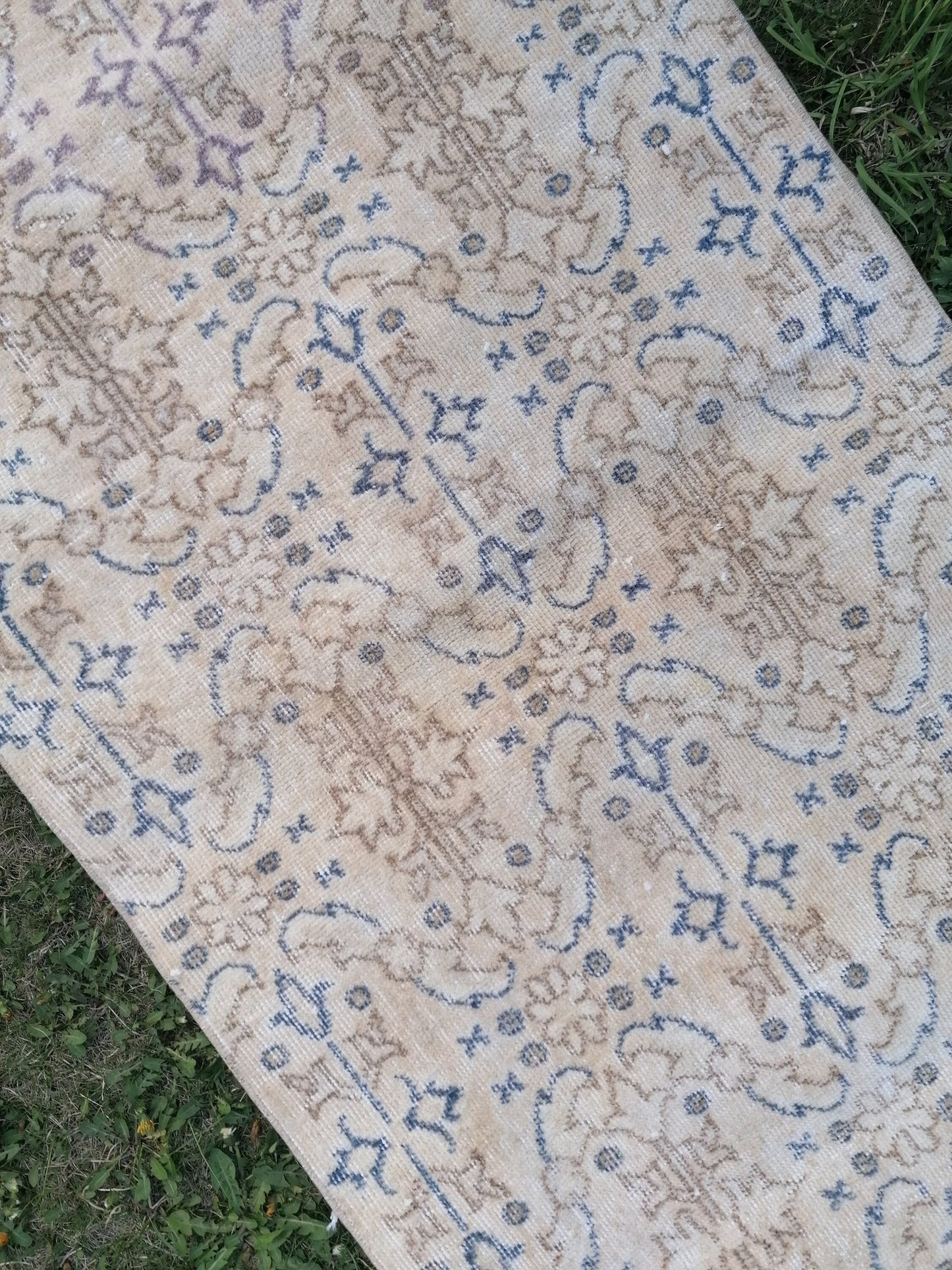 Turkısh rug vıntage rug, vıntage turkısh rug, hand made rug,wool rug 2'8x6 feet