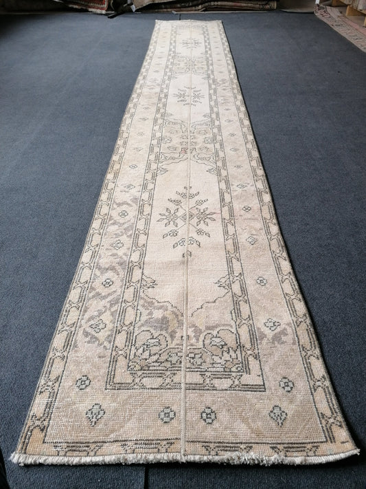 2 x 12.7 runner rug, patchwork runner rug, turkish runner rug, vintage runner rug,