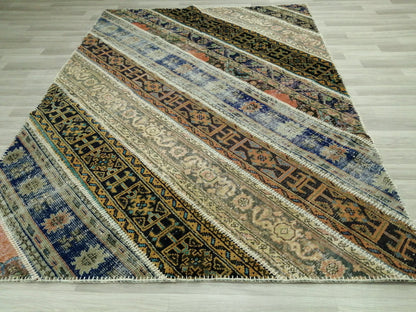 Patchwork Rugs, Hand Made Rug, Oushak Rug, Rustic Rug, Bohemian Rug, Rug Runner, Turkish Rug, Farmhouse Rug, Vintage Rug, Wool rug
