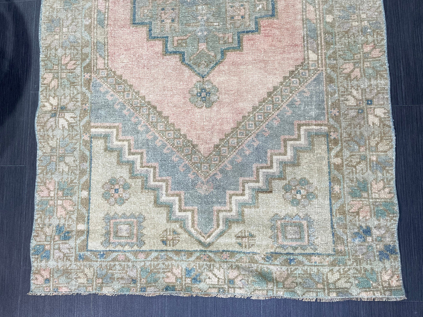 Handmade Rug, Oushak 3.3 x 5.3 Rug,  Persian Rug, Oriental Rug, Turkish Rug, Farmhouse Rug, Vintage Wool rug