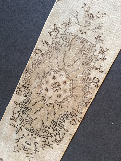Vintage Rug Runner Turkish Runner  Rug, Boho Runner Rug, Living Room Rug,Oushak Rug Runner Vintage Flooring Hallway Long Run