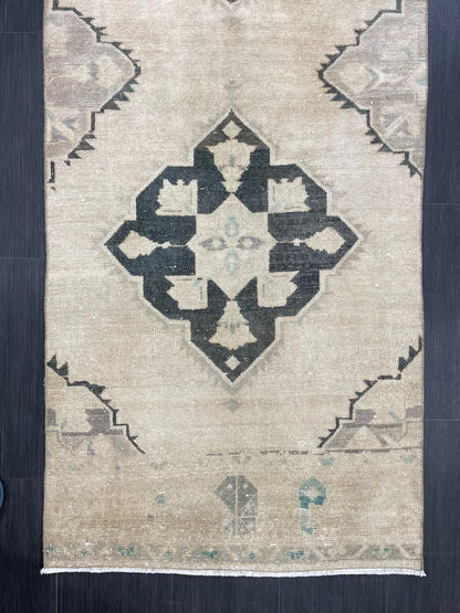 Oushak Runner 2.8 x 9.5 Rug Persian Runner Rug Wool Oushak Rug Antique Runner Rug Turkish Runner Rug Kitchen Runner Rug Hallway Runner Rug