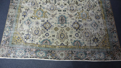 Green Turkish  Rug,Oushak Rug,Turkish Rug