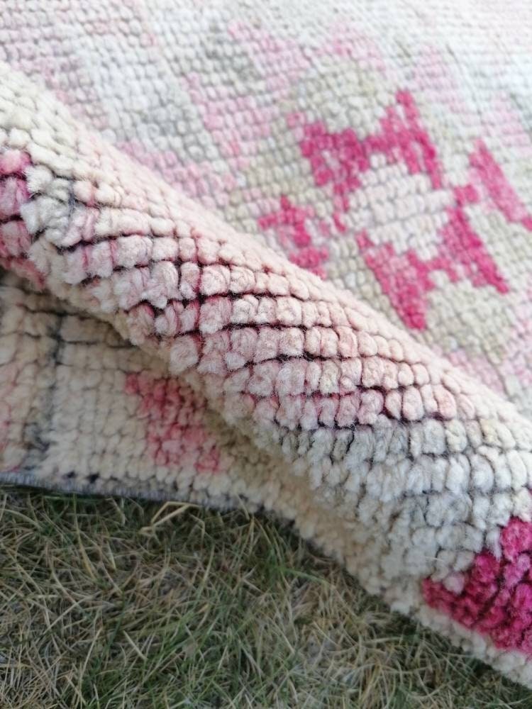 Vintage turkish runner rug, hallway runner rug, vintage runner rug 2'7x11'6 turkish hand made wool rug, kitchen rug, hallway runner rug,