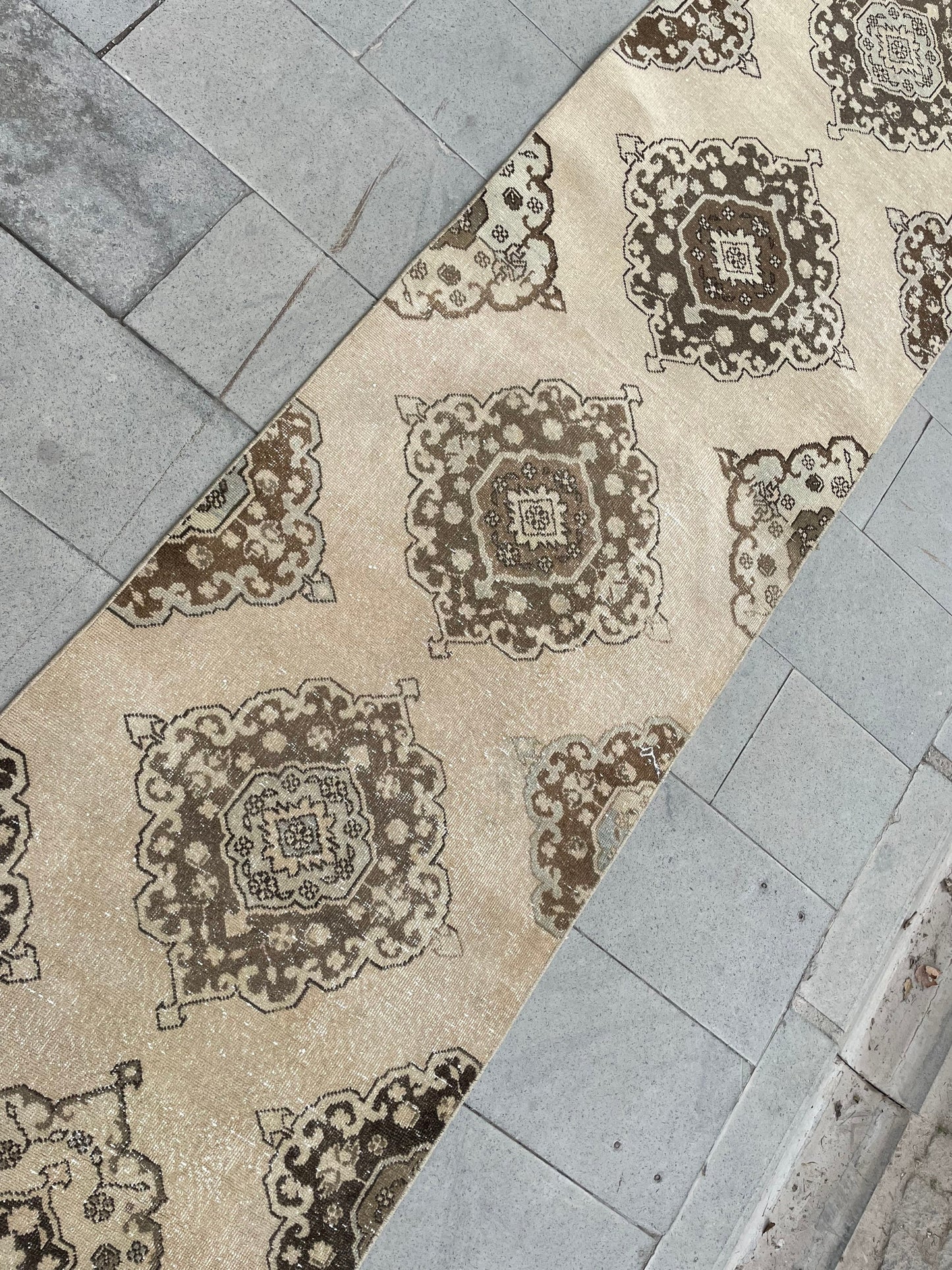 Handmade Extra Long Turkish Runner Very Long Oushak Runner Rug 2.8 x 22.7 ft Vintage Runner Rug Pink XL Muted Runner Rug Staircase Runner