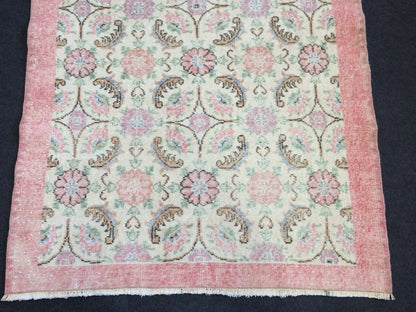 Turkish Rug, Oushak Rug, Wool Oushak Rug, Oushak Runner Rugs, Farmhouse Rug, Vintage Rug, Minimalist Rug, Hand Made Rug