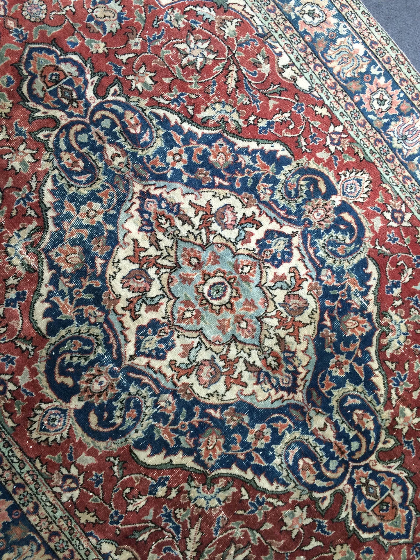 10 X 6.6 Persian RUG Oushak Rug Vintage Rug Vintage Persian Wool Oushak Rug Hand Made Rugs 7x10 Vintage Turkish Rug Oriental Rug