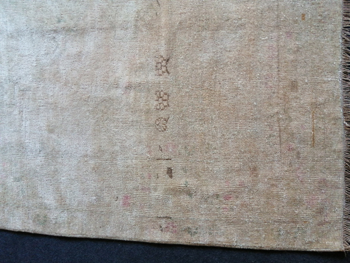 7.5 x 4.3 Muted Rugs, Hand Made Rug, Oushak Rug, Rustic Rug, Bohemian Rug, Rug Runner, Turkish Rug, Farmhouse Rug, Vintage Rug, Wool rug