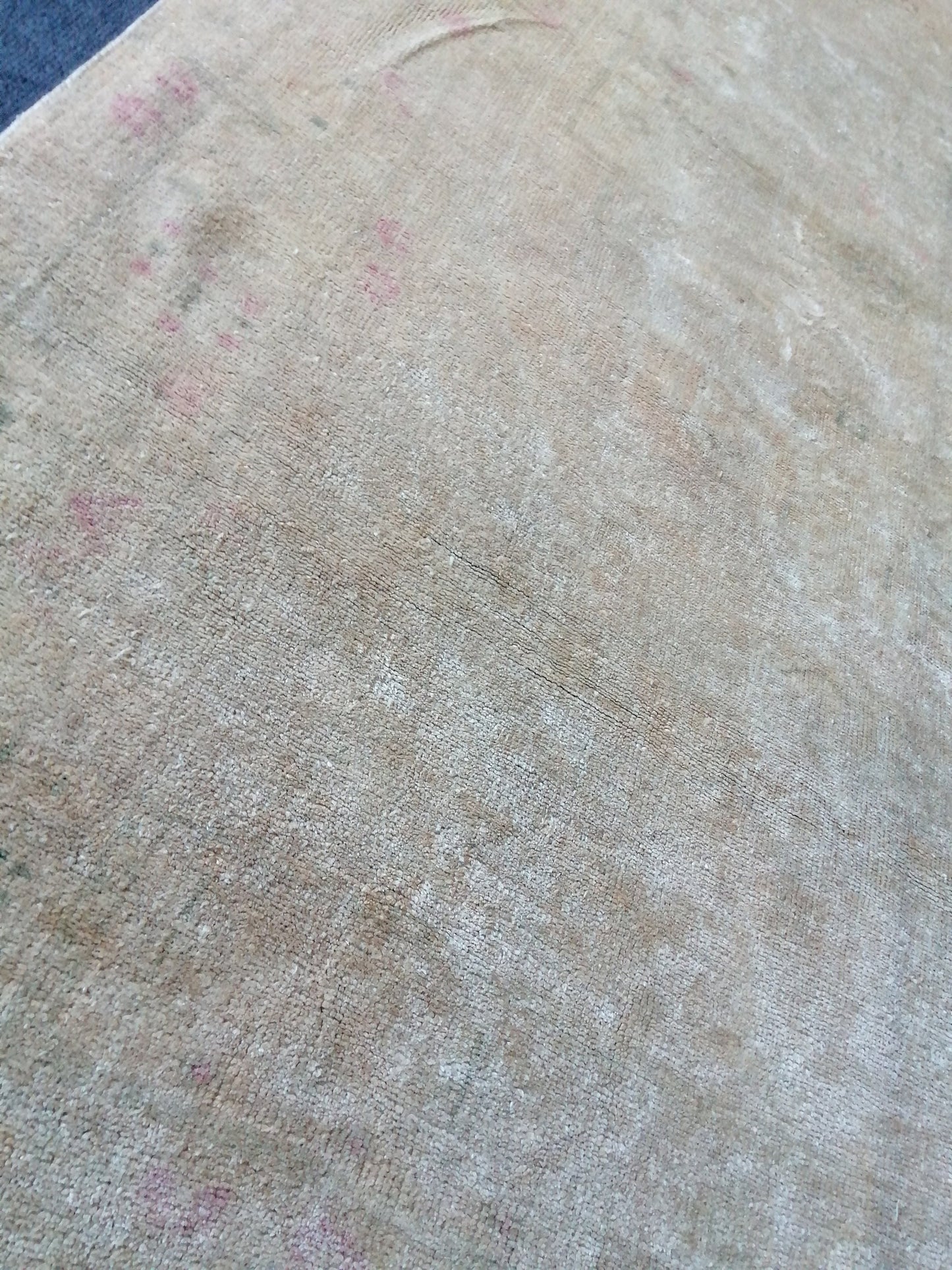 7.5 x 4.3 Muted Rugs, Hand Made Rug, Oushak Rug, Rustic Rug, Bohemian Rug, Rug Runner, Turkish Rug, Farmhouse Rug, Vintage Rug, Wool rug