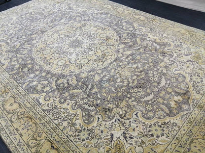 9.9 x 6.5 Large  OUSHAK RUG TURKISH Oushak Rug Vintage Oushak quality Rug Vintage Runner Rug Wool Oushak Rug Hand Made Rugs Vintage  Rug