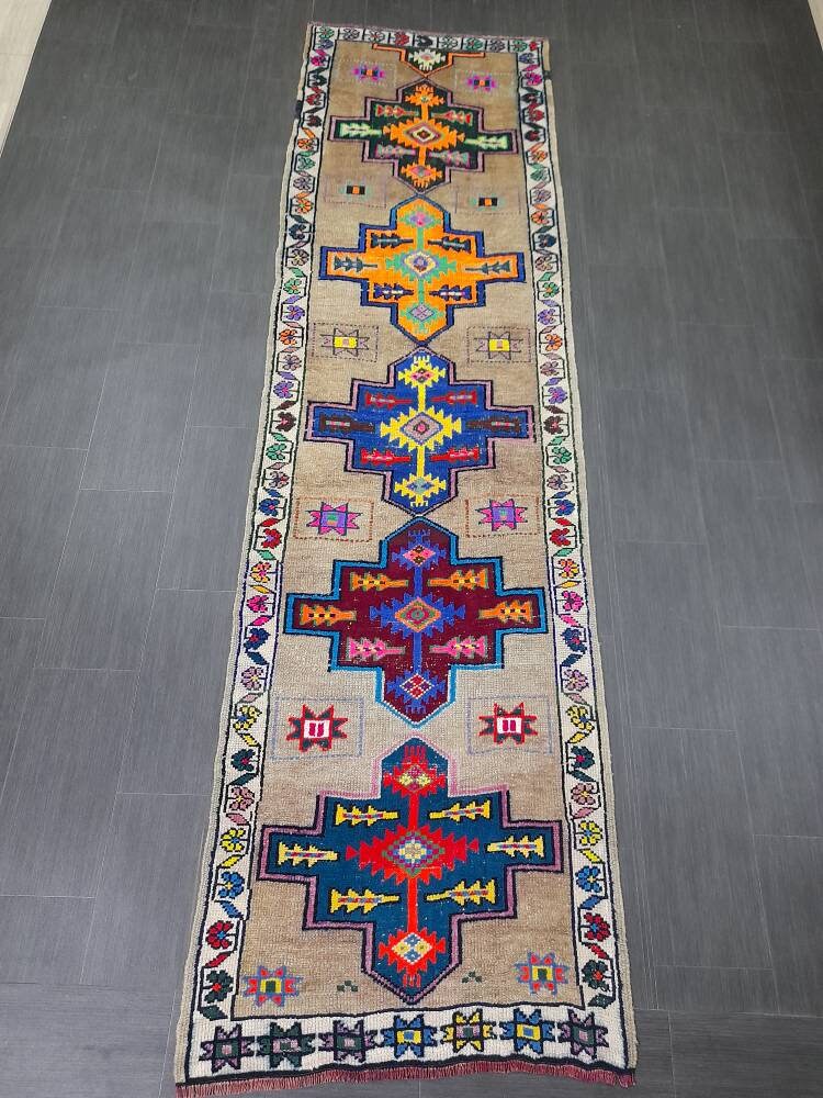 Turkish Runner 3x11 Oriental Runner Rug Rug Vintage Runner Rug Hallway Runner Rug Kitchen Runner Rug Wool Runner Persian Runner Rug Kurdish