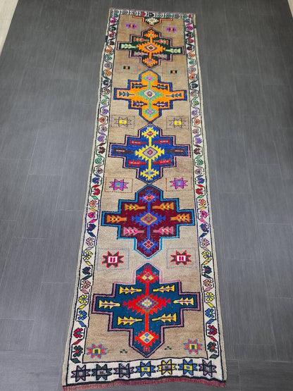 Turkish Runner 3x11 Oriental Runner Rug Rug Vintage Runner Rug Hallway Runner Rug Kitchen Runner Rug Wool Runner Persian Runner Rug Kurdish