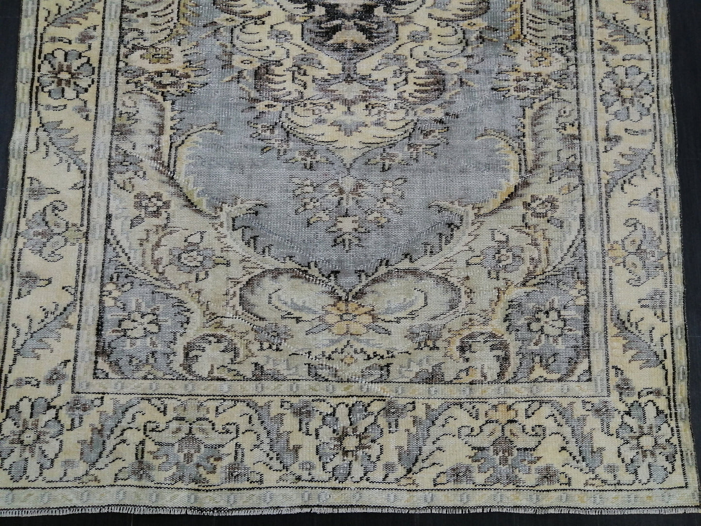 Oriental 6 x 10 Vintage Oushak Runner Rug Vintage Hand Knotted Rug Wool Oushak Rug Hand Made Rugs Vintage Turkish Rug Persian Rug