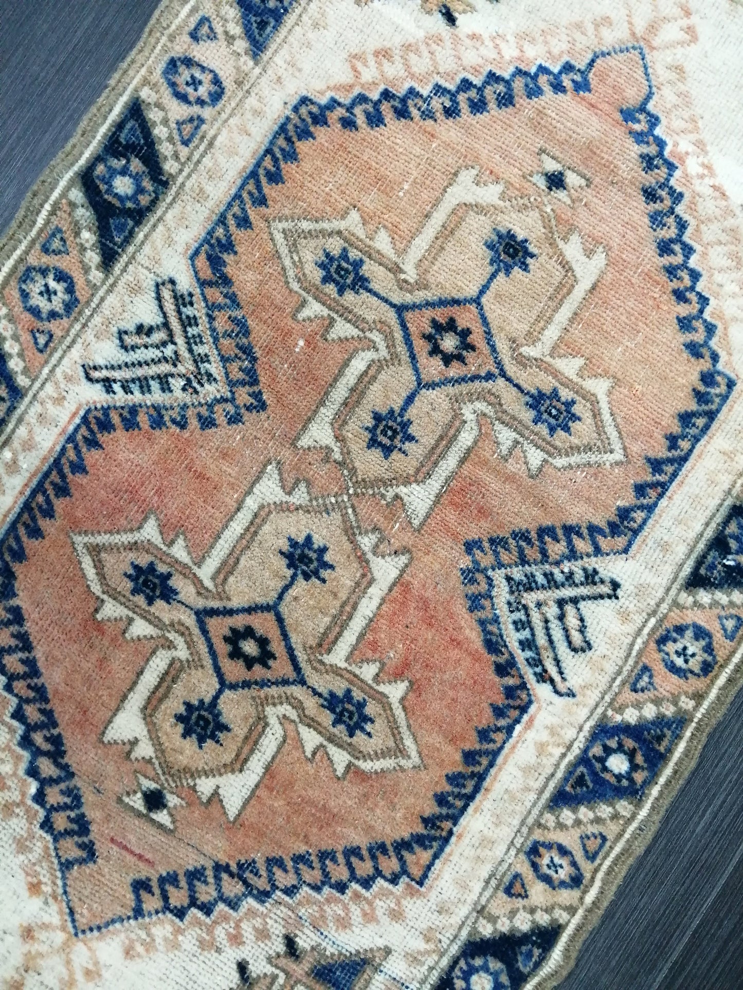 3.5 X 2 Rug, Hand Made Rug, Oushak Rug, Rustic Rug, Bohemian Rug, Turkish Rug, Farmhouse Rug, Vintage Rug, Wool rug