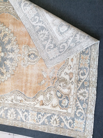 9'3x6 large area oushak rug turkish oushak rug vintage rug vintage runner rug wool 6 by 9 rug hand made rugs vintage turkish rug