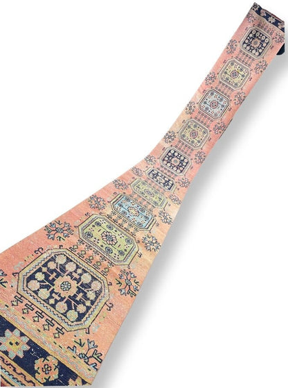 Staircase Runner Rug 2.5 x 21.5 Extra Long Wool TURKISH Runner Rug Vintage Runner Rug Oriental Runner Rug Wool Runner Hand Knotted Runner