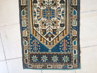 Hand Made Rug Oushak Rug Mini Rug Small Area Rug Turkish Rug Oushak Rug Hand Made Rug Vintage Rug