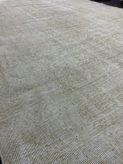 Neutral RUG, TURKISH Rug 6.4 x 9.4, Vintage Rug, Natural Wool Oushak Rug, Handmade Persian Rugs Vintage Plain Rug Neutral Oriental