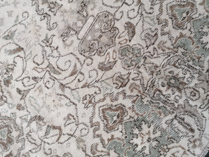 Turkısh rug 9x5'6 vıntage rug, vıntage turkısh rug, hand made rug,wool rug