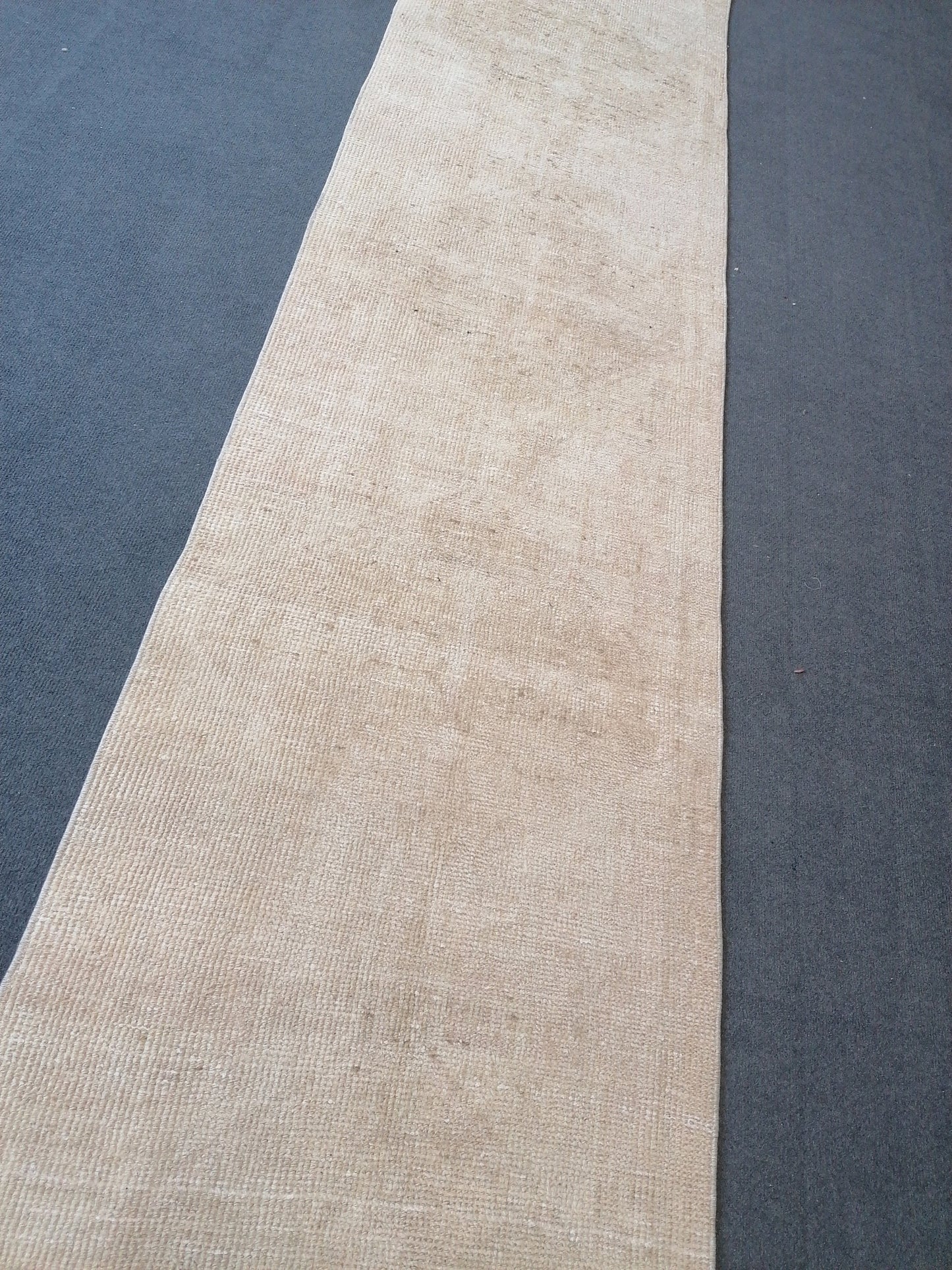 Natural runner rug 2,3x12’6 muted hallway runner,long runner rug