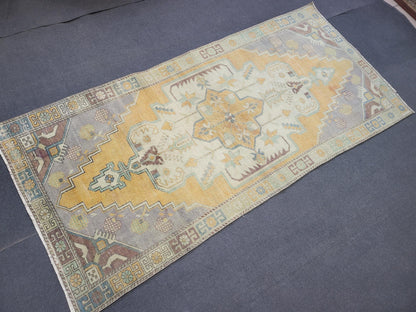 Vintage Rug, Handmade 4 x 8.4 Rug, Oushak Rug, Turkish Rug, Persian Rug, Vintage Rug, Wool rug, Oriental Rug