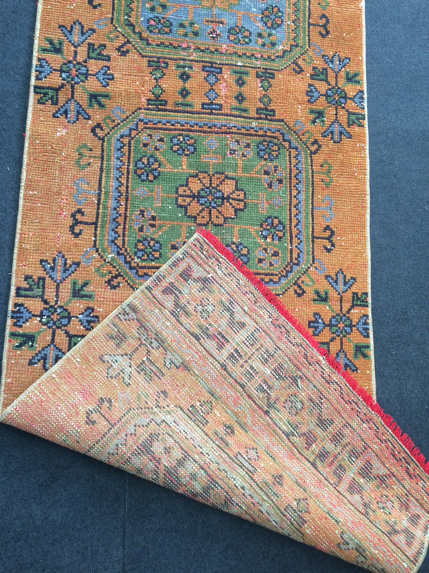 Vintage Runner Rug, Hallway Runner Rug, Turkish Runner Rug , Oushak Runner Rug, rustic rug runner, farmhouse Runner rug, Ethnic Rugs