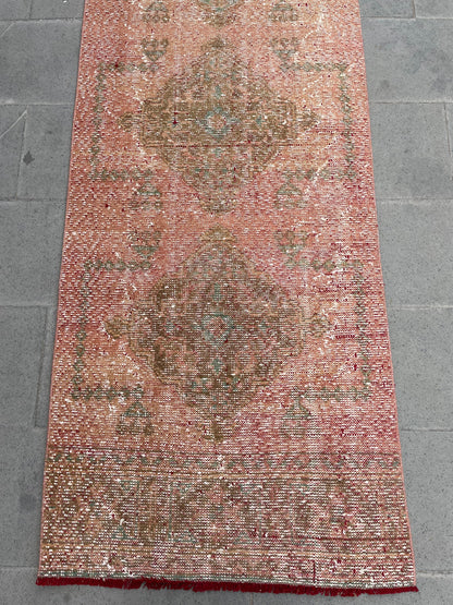 Distressed Vintage Runner Extra Long Turkish Runner 2.7 x 19.7  Stair Runner Rug Vintage Runner XL Oriental Runner Staircase Handmade Runner