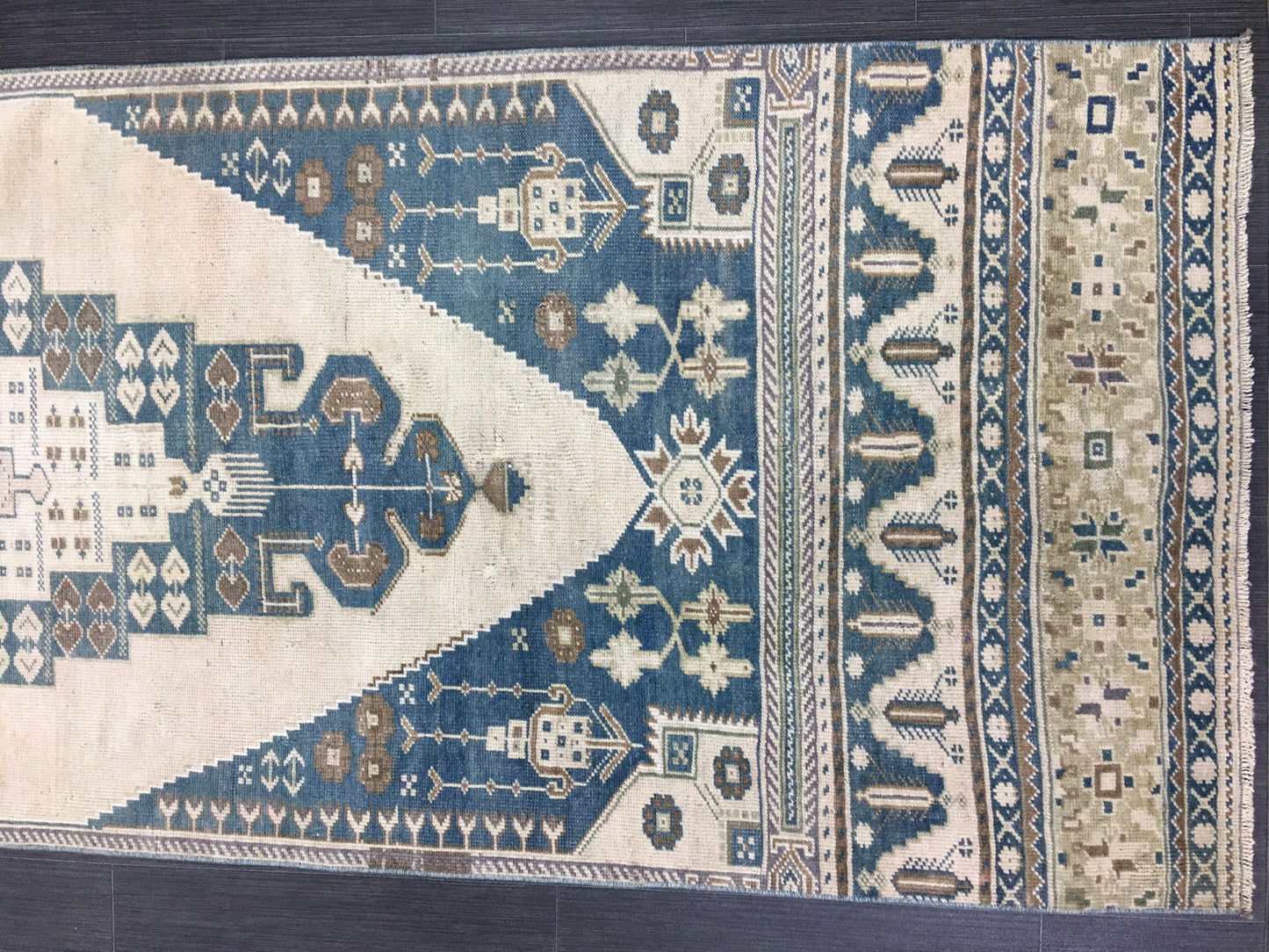 Oushak Runner Rug 2.8 x 10 Turkish Runner Rug Vintage Runner Rug Hallway Runner Rug Kitchen Runner Rug Wool Runner Rug Wool Hand Knotted Rug