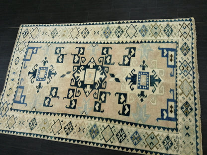 6.8 x 4.4 OUSHAK RUG TURKISH Oushak Rug Vintage Oushak Runner Rug Vintage Runner Rug Wool Oushak Rug Hand Made Rugs Vintage Turkish Rug