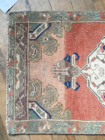 2x4 feet orange bedroom small rug, vintage turkish kitchen small rug, oushak laundry small rug, living room floor small rug, handmade rugs