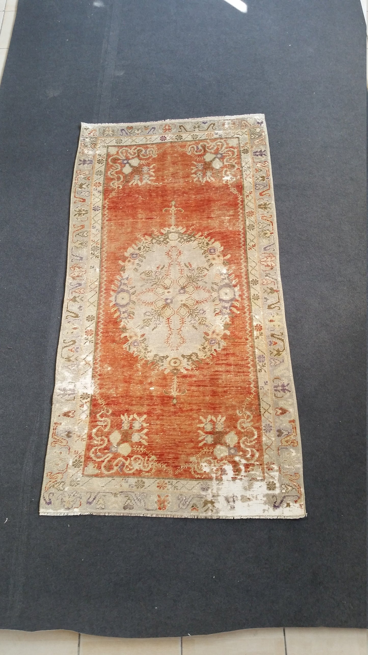 Oushak Rug Vintage Rug Turkish Rug