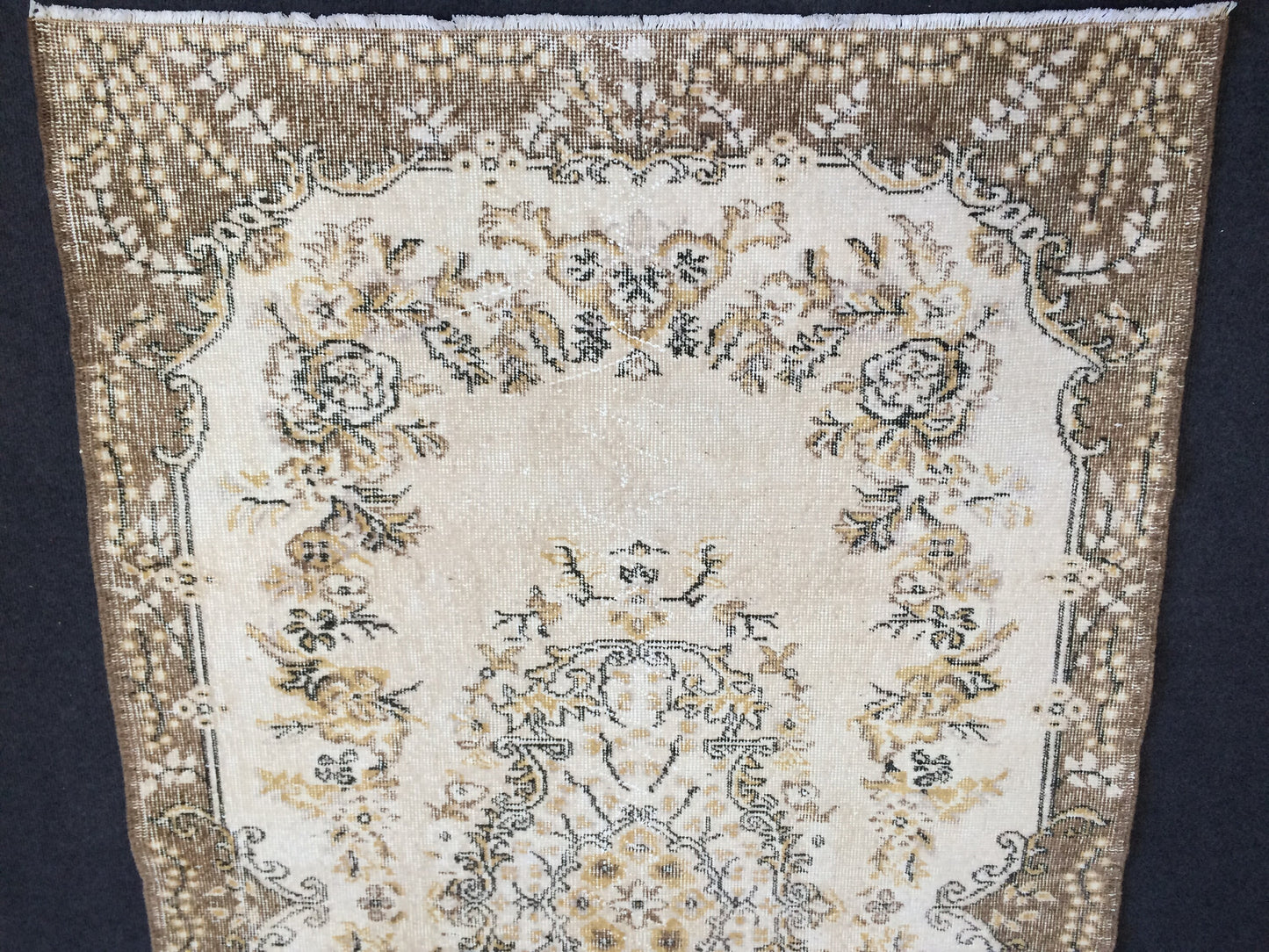 4 x 6.9 Rugs, Eclectic Rug, Oushak Rug, Rustic Rug,Bohemian Rug, Rug Runner, Turkish Rug, Farmhouse Rug, Vintage Rug, Wool Rug 4x7 Persian