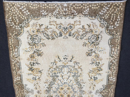 4 x 6.9 Rugs, Eclectic Rug, Oushak Rug, Rustic Rug,Bohemian Rug, Rug Runner, Turkish Rug, Farmhouse Rug, Vintage Rug, Wool Rug 4x7 Persian