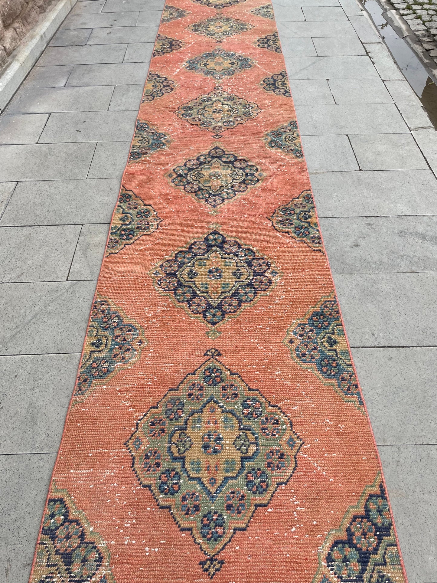 Extra Long OUSHAK Runner Very Long TURKISH Runner Rug 2.7 x 21 ft Vintage Runner Rug Vintage XL Oriental Runner Rug Staircase Runner rug