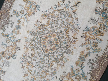 Large oushak rug, turkish oushak rug, vintage rug 10x6 feet vintage oushak rug, unique hand made rug, kitchen rug bohemian rug