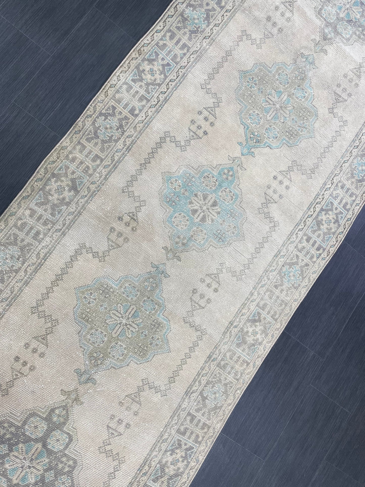 Muted Vintage Runner Rug 3.9 x 11.6 Vintage Persian Runner Rug  Hallway Runner Rug Turkish Runner Kitchen Runner Rug Antique Wool Runner