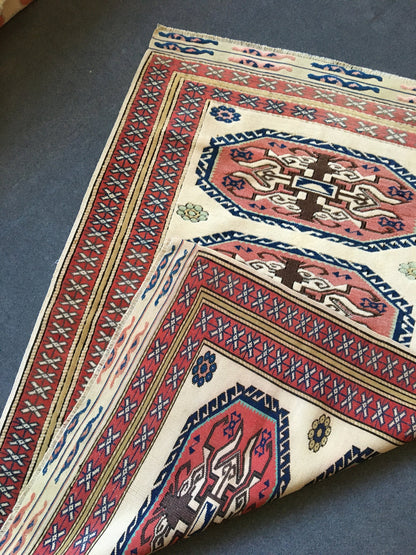 4x5 feet wide oushak turkish rug,  large vintage living room floor  rug, large bedroom area floor rug, kitchen middle rug,natural brown rug