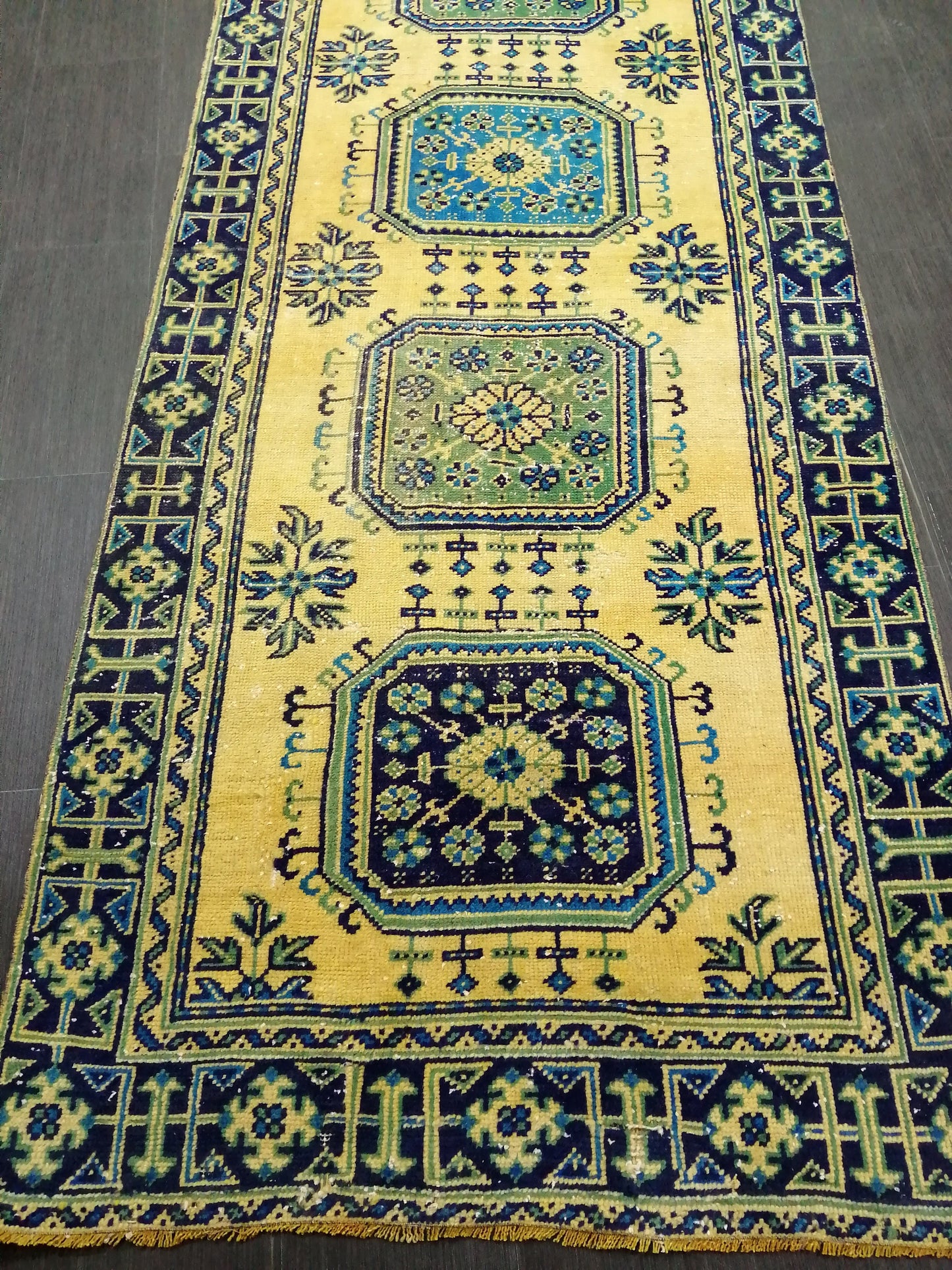 11.3 X 4 Oushak Runner Ru, Turkish Runner Rug, Vintage Runner Rug, Hallway Runner Rug Kitchen Runner Rug Wool Runner Rug Wool Oushak Rug