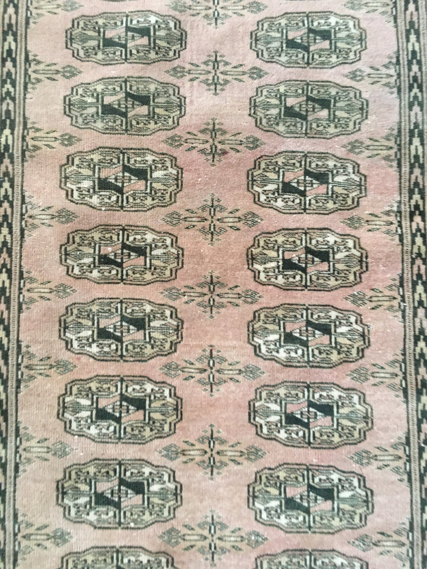 3x4 feet faded vintage small rug, natural black wool rug, morracon oushak handmade small rug, living room persian small rug, bedroom rug