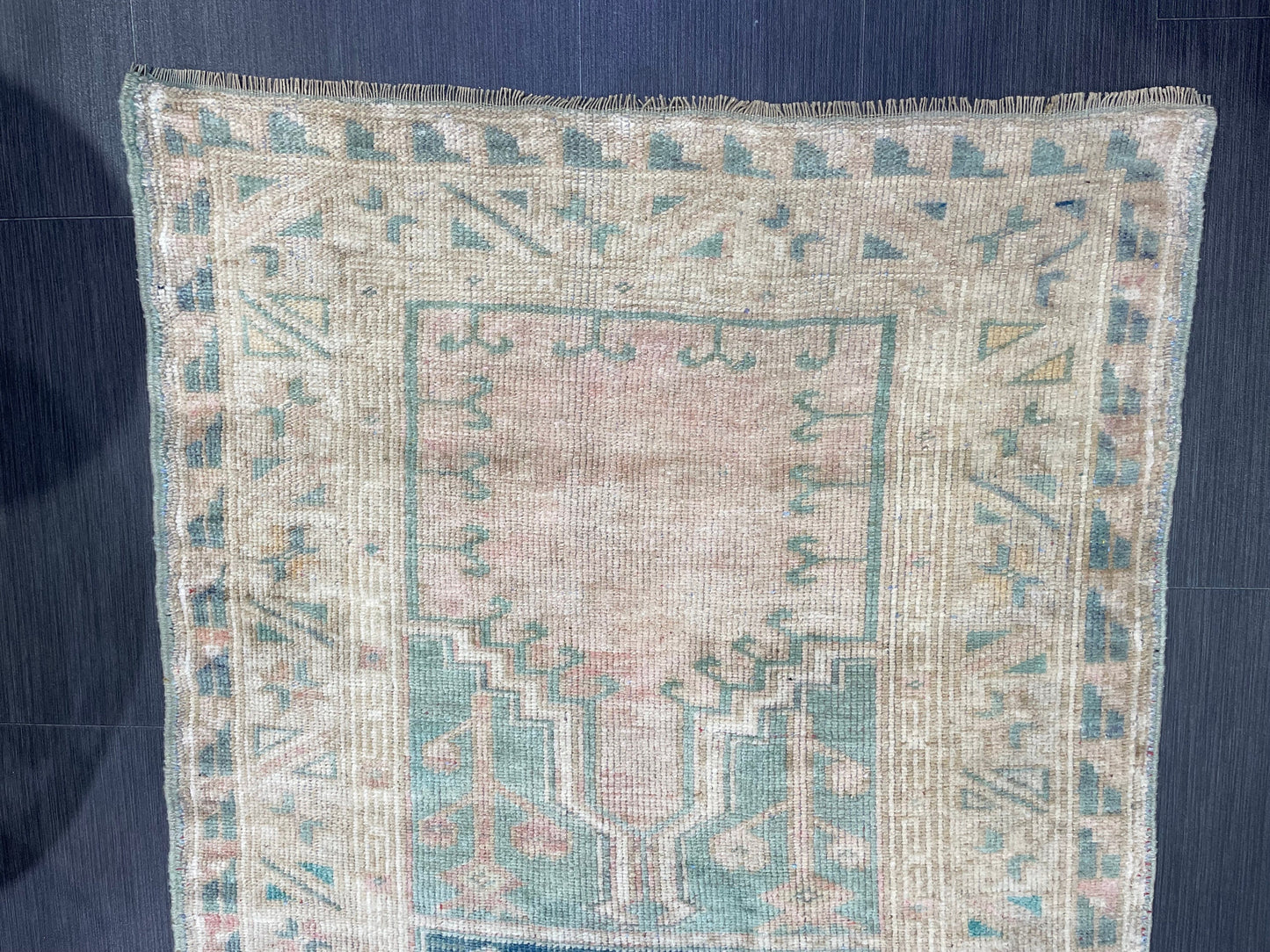Antique Oriental RUG, Antique TURKISH 3.2 x 4.5 Rug, Vintage Persian Rug, Vintage Wool Hand Knotted Rug, Muted Handmade Rug
