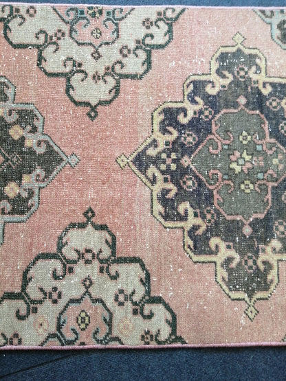 12.5 x 2.7 ft Oushak Runner Rug Turkish Runner Rug Vintage Runner Rug Hallway Runner Rug Kitchen Runner Rug Wool Runner Rug Wool Oushak Rug