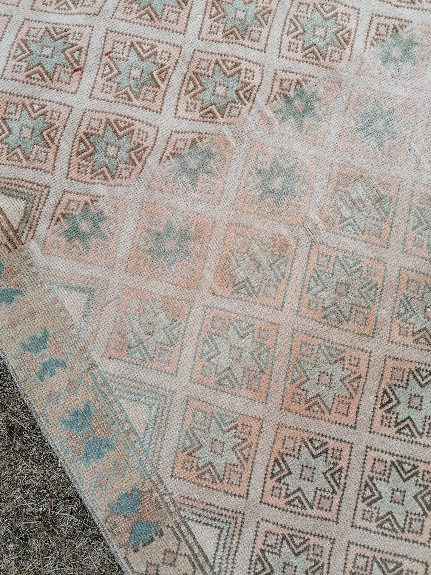 3.6 x 6.10 ft Vıntage rug, turkısh rug, wool handmade rug